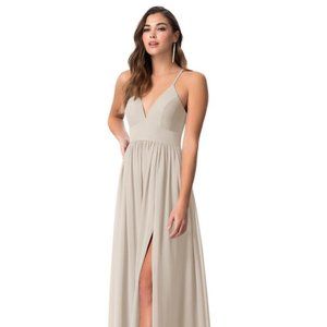 Taupe Bridesmaid dress